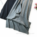 Women Knitted Skirt with Belt Girl Casual Dress